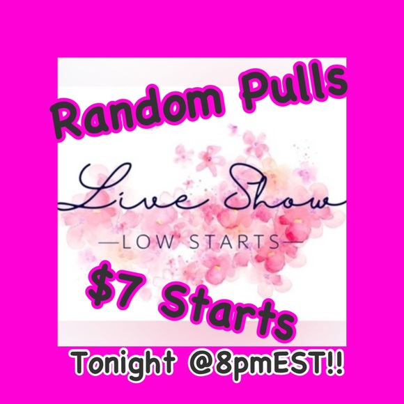 ⭐️Live Show “Random Pulls” Announcement For Tonight @8:15pmEST! Come Join Me!⭐️ - Picture 1 of 3